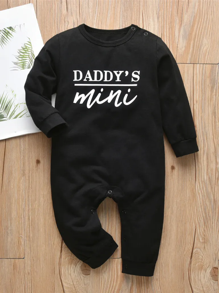 Baby Mama/Daddy Mini Long Sleeve Onesie