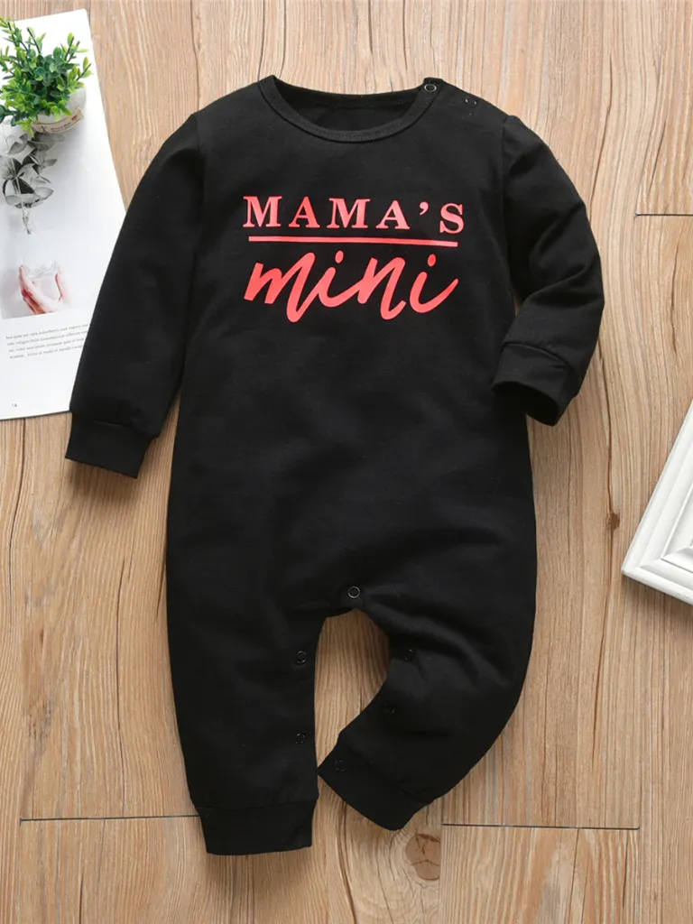 Baby Mama/Daddy Mini Long Sleeve Onesie