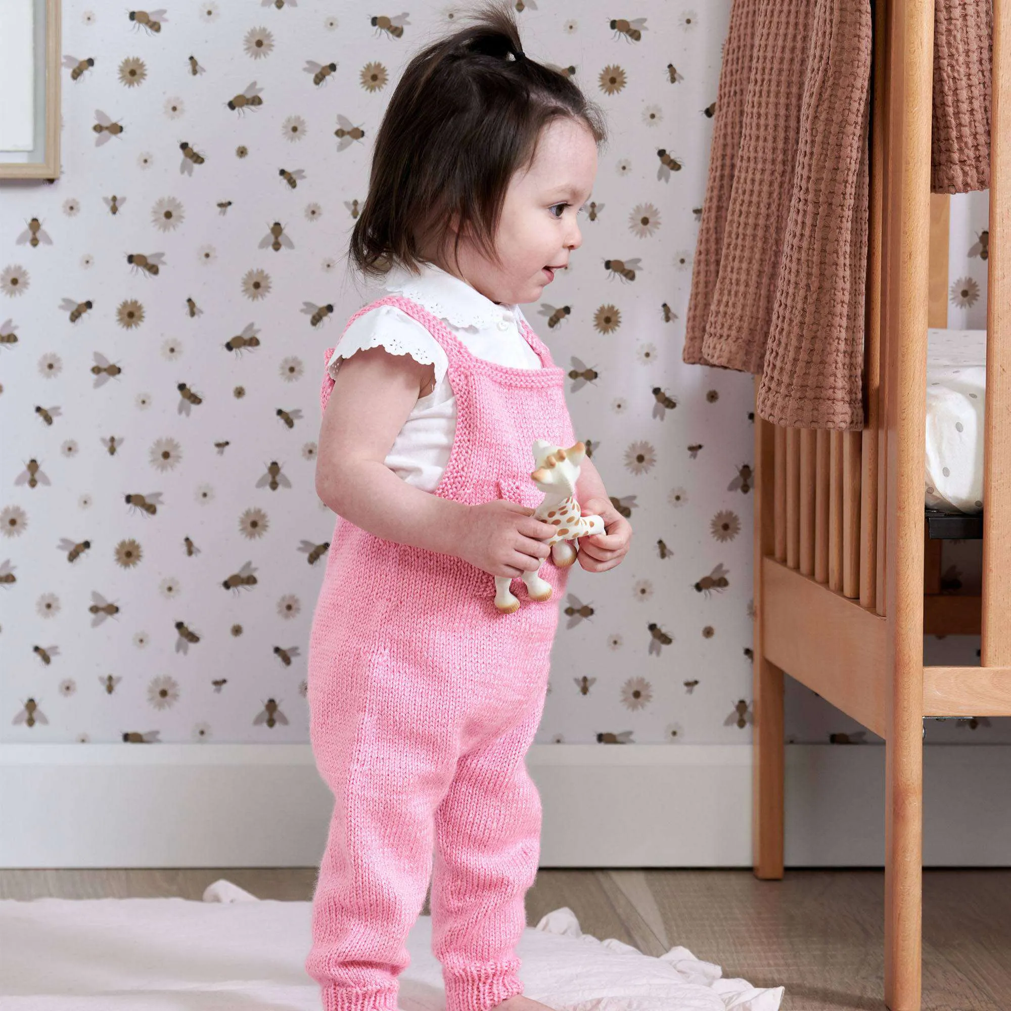 Bernat Knit Baby Overalls