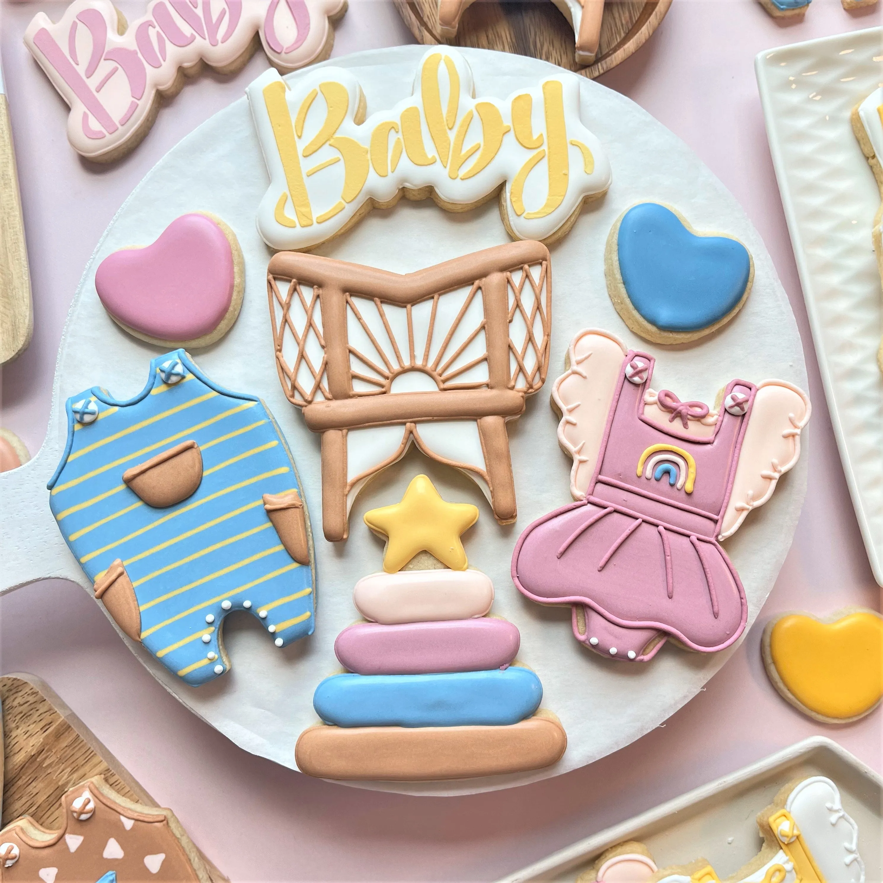 Boho Baby Cookie Decorating Kit