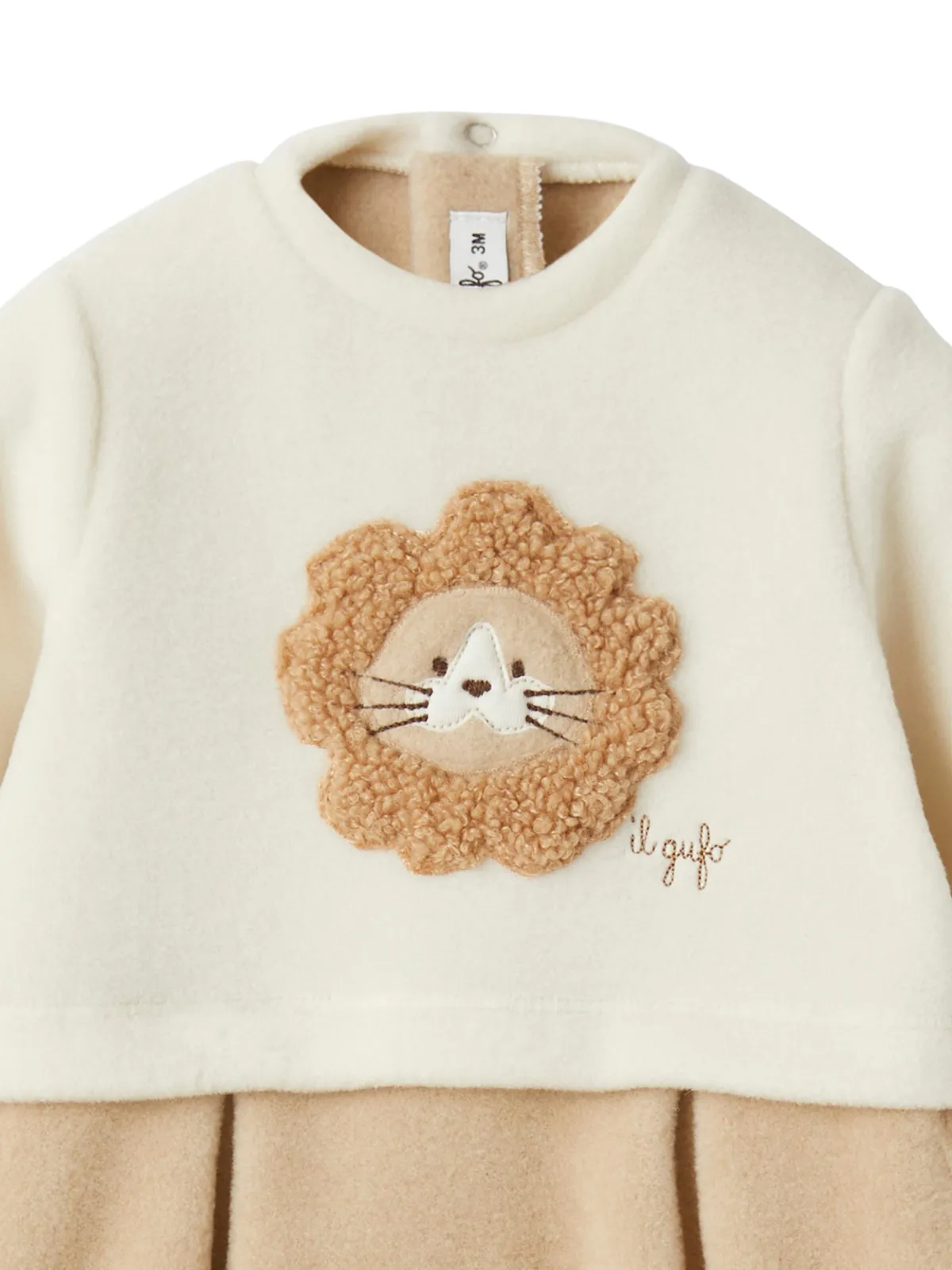 Boucle Lion Fleece Footie