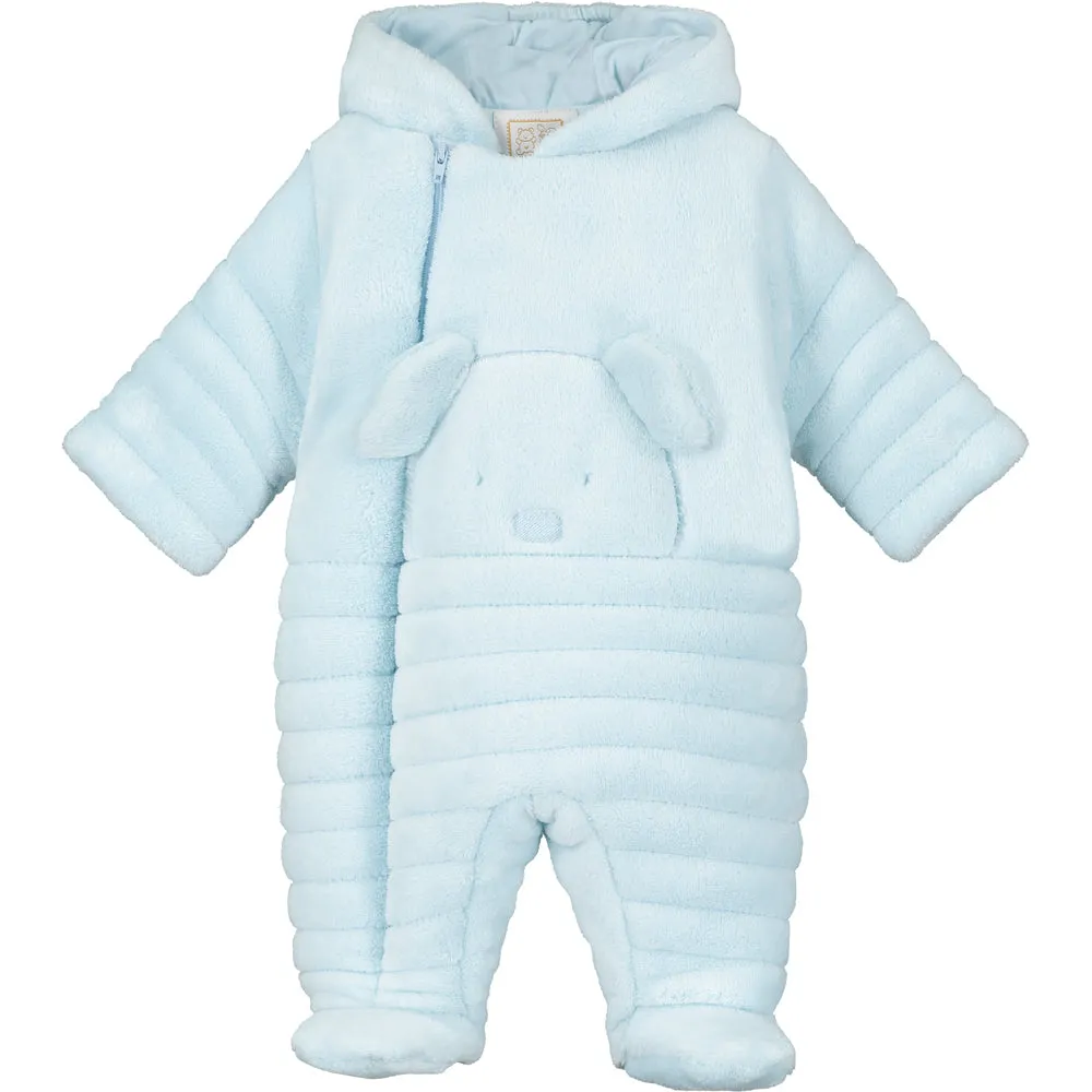 Emile et Rose - Pale Blue, deep pile pram suit, Abel