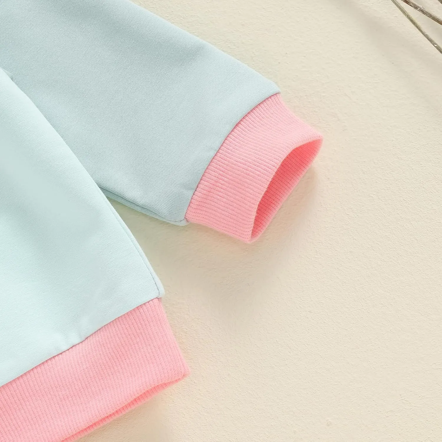 Fernvia Toddler Baby Girl Clothes 3 6 9 12 18 24 Months Fall Outfits Solid Long Sleeve Sweatshirt Tops   Pants Set