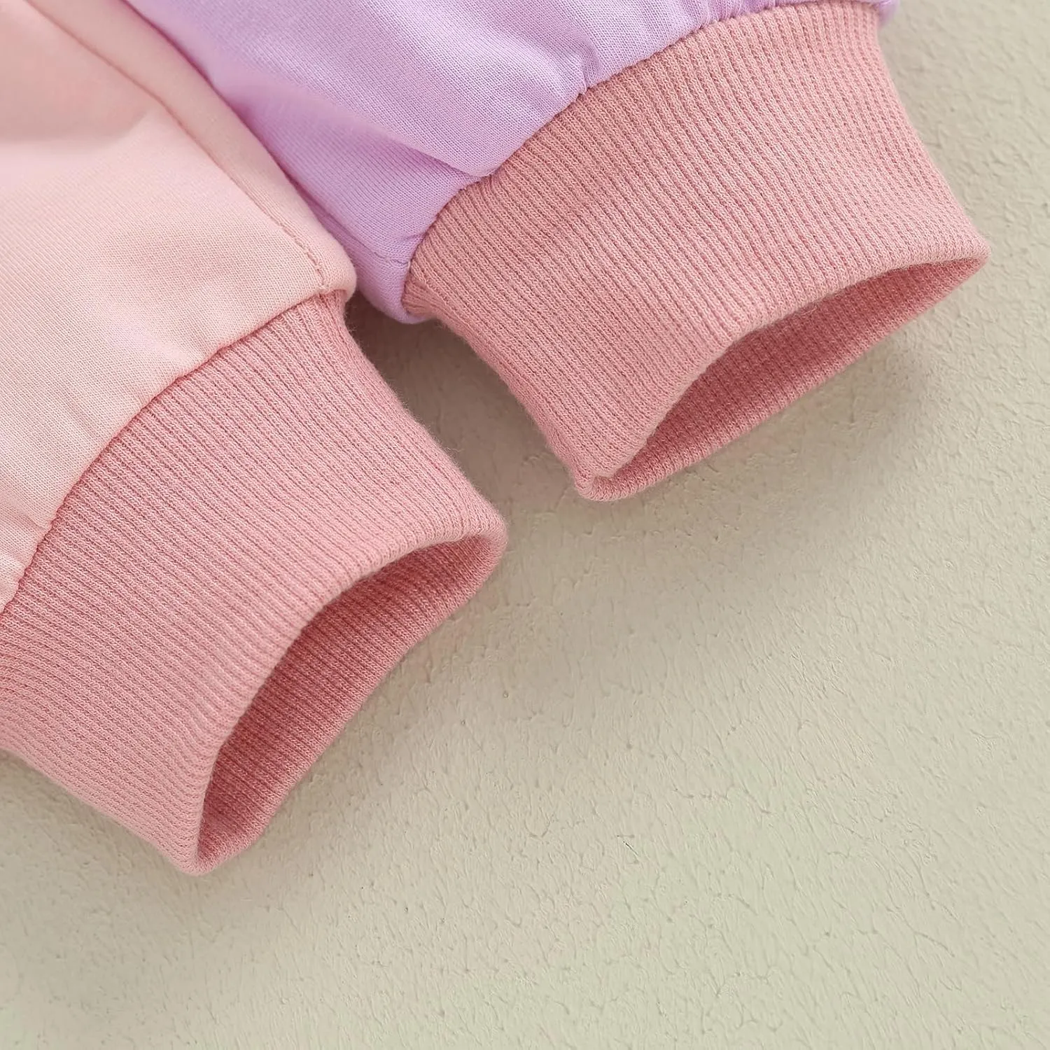 Fernvia Toddler Baby Girl Clothes 3 6 9 12 18 24 Months Fall Outfits Solid Long Sleeve Sweatshirt Tops   Pants Set