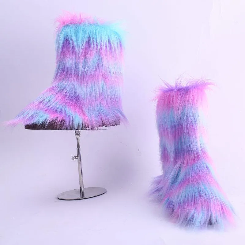 FREE SHIPPING Winter children's imitation fur boots(FC8004)