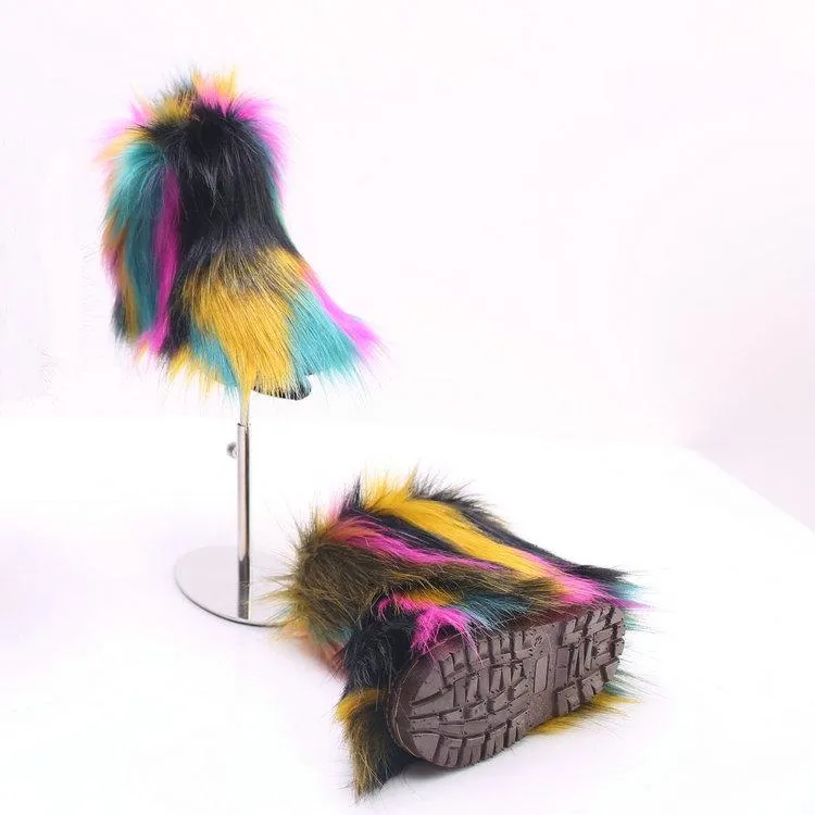 FREE SHIPPING Winter children's imitation fur boots(FC8004)