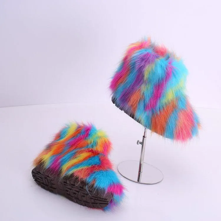 FREE SHIPPING Winter children's imitation fur boots(FC8004)