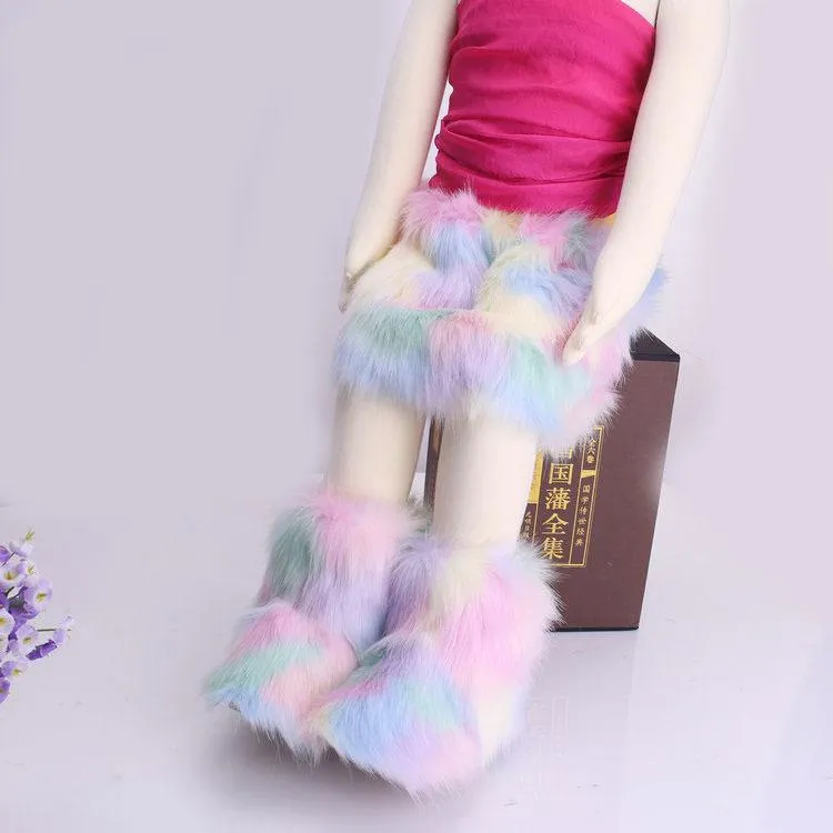 FREE SHIPPING Winter children's imitation fur boots(FC8004)