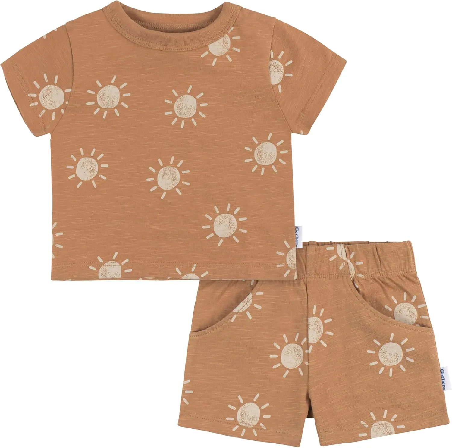 Gerber baby-boys T-shirt and Shorts Set