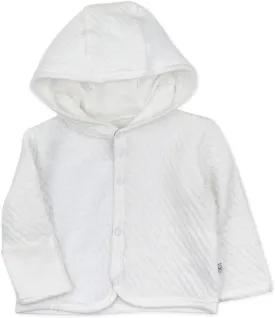 HonestBaby Matelasse Snap-Front Hoodie 100% Organic Cotton Infant Baby Boys, Girls