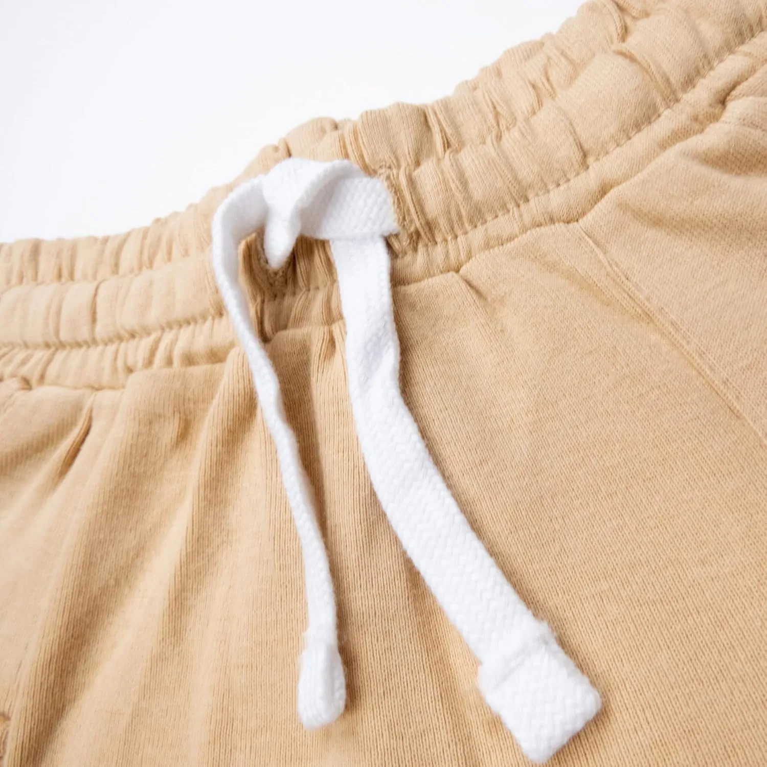 HonestBaby unisex-baby 2-pack Cargo Shorts 100% Organic Cotton for Infant Baby and Toddler, Boys, Girls