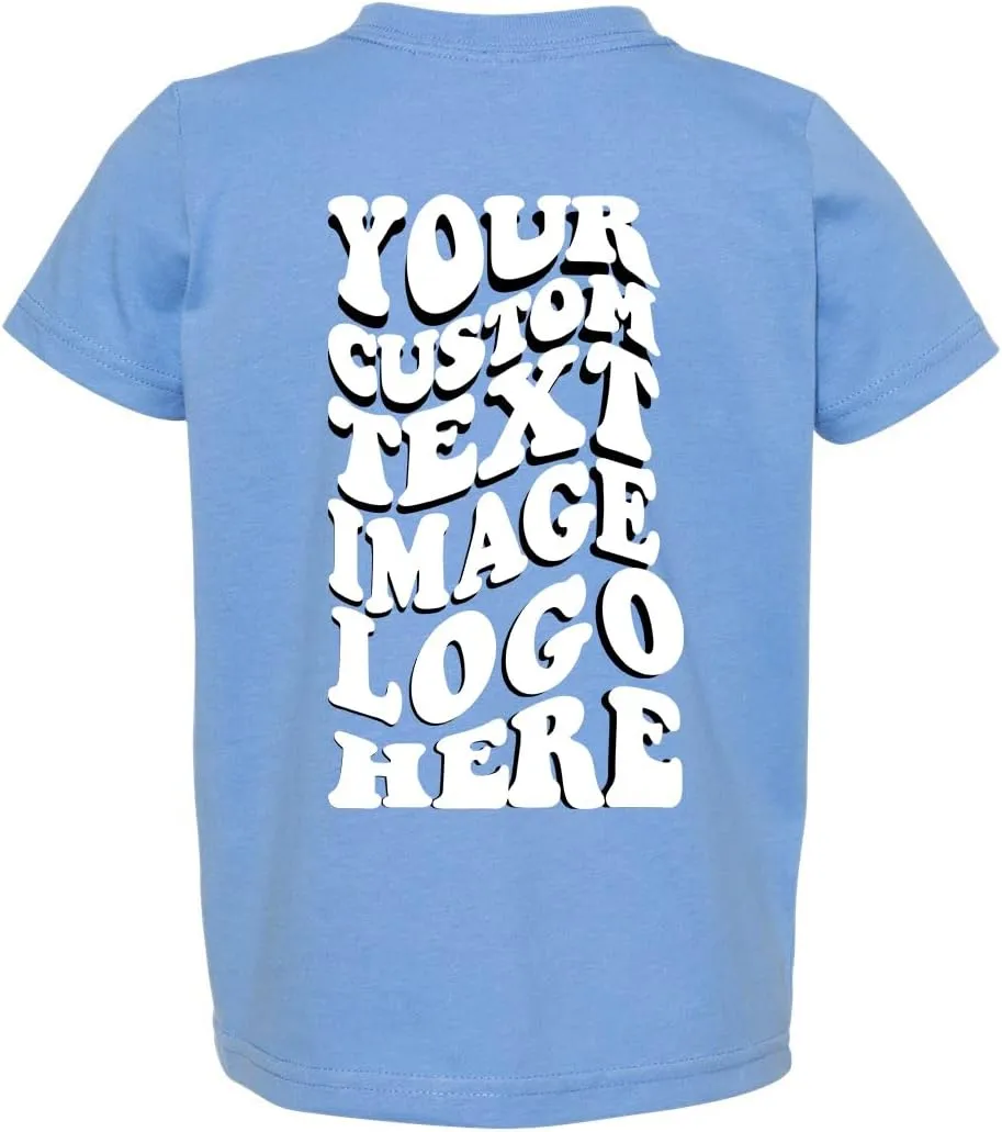 INK STITCH Infant Baby 3322 Custom Printing Add Logo Image Photo Personalized T-Shirts
