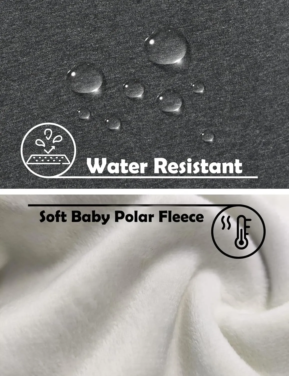 Inno 30" 32" 34" 36" 38" Men's Baby Polar Fleece Lined Jogger Pants Thermal Sweatpants Warm Winter Athletic Lounge Short Long