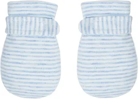 Newborn Baby No Scratch Mittens Stay On, 100% Cotton Breathable, Adjustable Infant Gloves for Baby Boys Girls Mittens