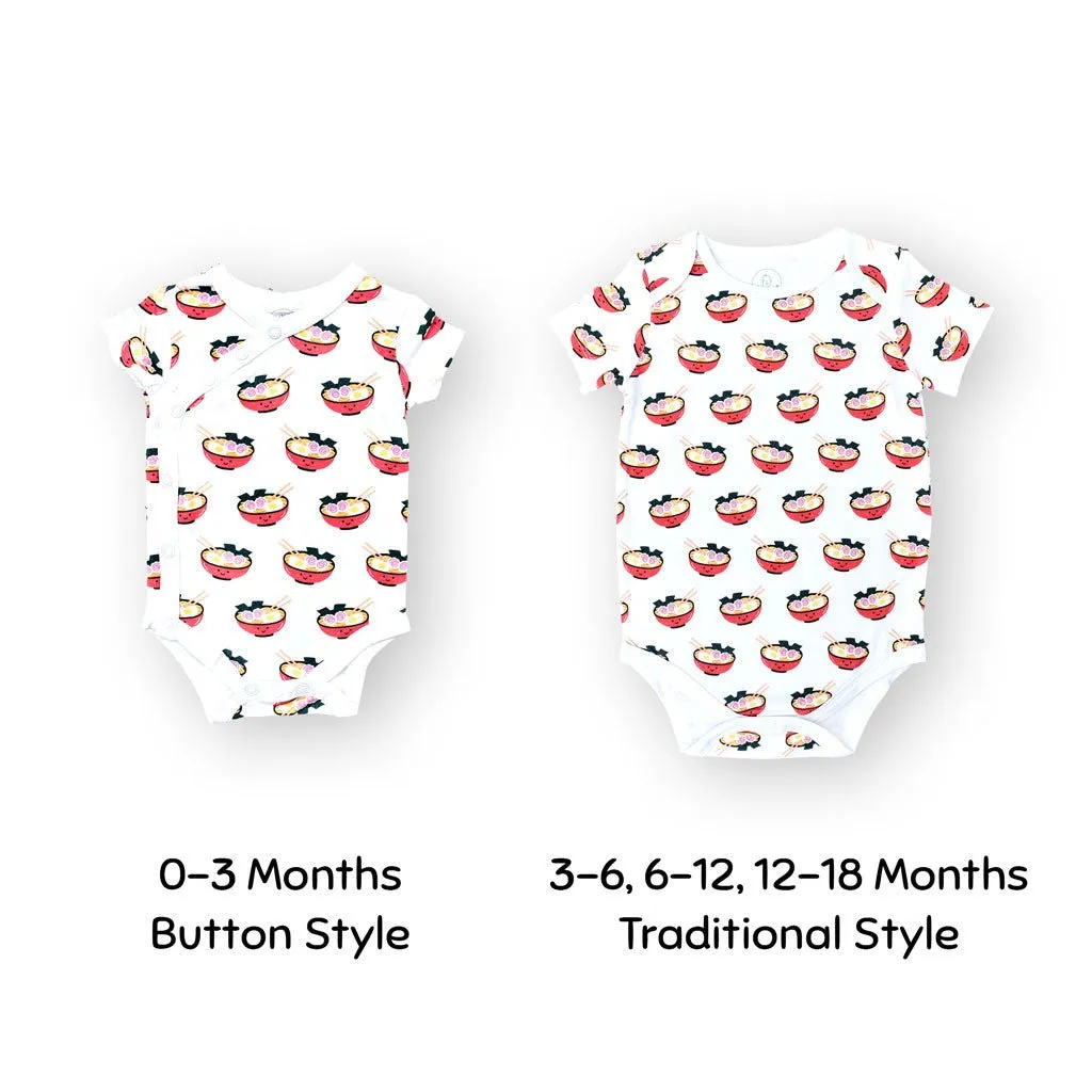 Organic Cotton Baby Onesie - Ramen *DISPLAY SAMPLE*