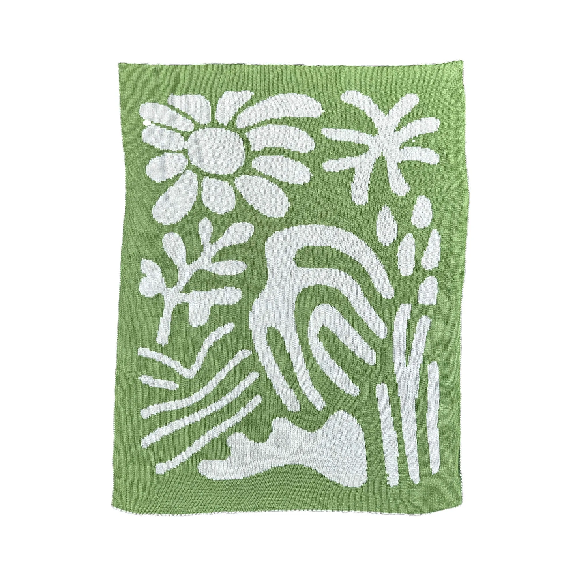 Reversible Knitted Baby Blanket