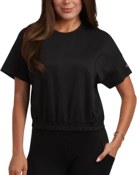 Spyder Womens Crop Tops - UPF 30  Short Sleeve Crewneck Baby Tee, Boxed Fit Cropped T Shirts for Women (Sizes: S-XL)