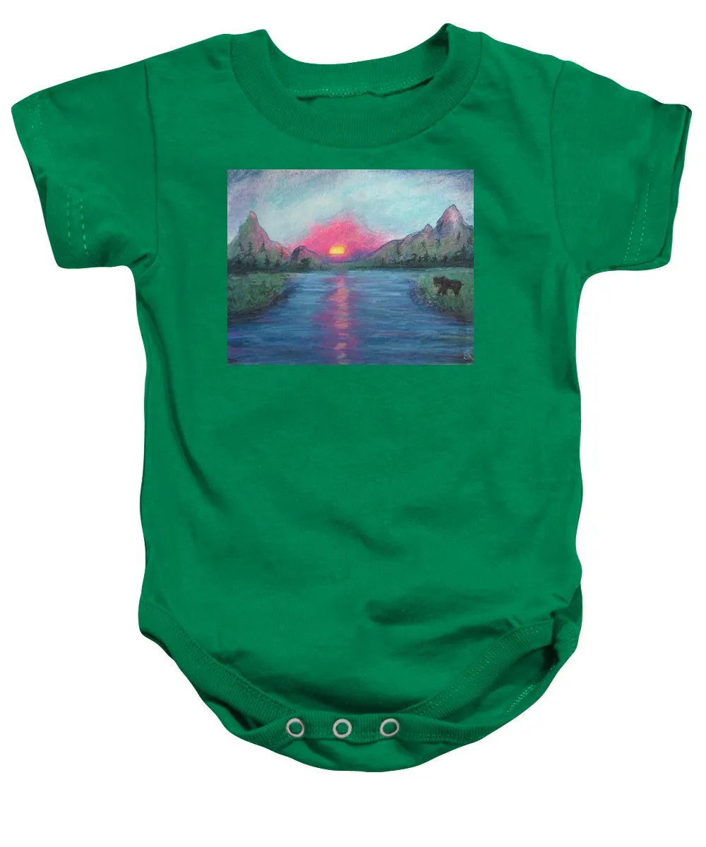 Sunny Bear Side ~ Baby Onesie
