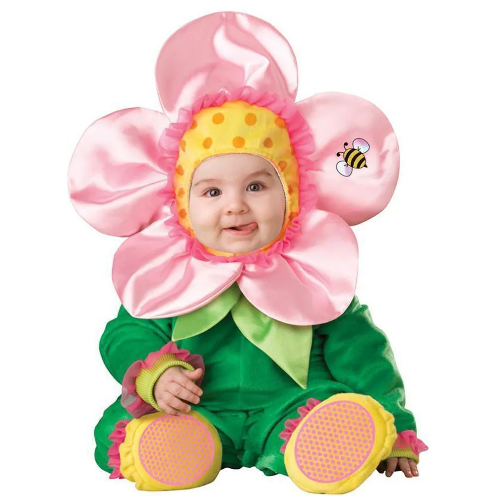 The Flower Angel Costume Infant Baby Romper Toddler Jumpsuit