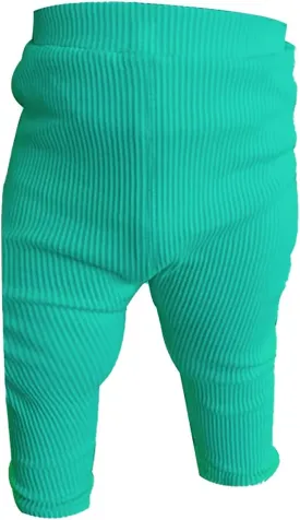 Toddler Baby Girls Ribbed Leggings Kids Elastic Waist Yoga Pants Footless Solid Color Stretchy Pant with Pockets Bottoms