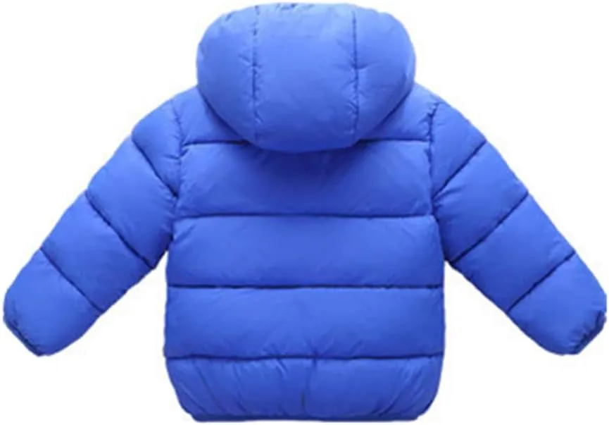 Toddler Baby Hooded Down Jacket Boys Girls Kids Thicken Warm Winter Coat Outerwear 1-7t