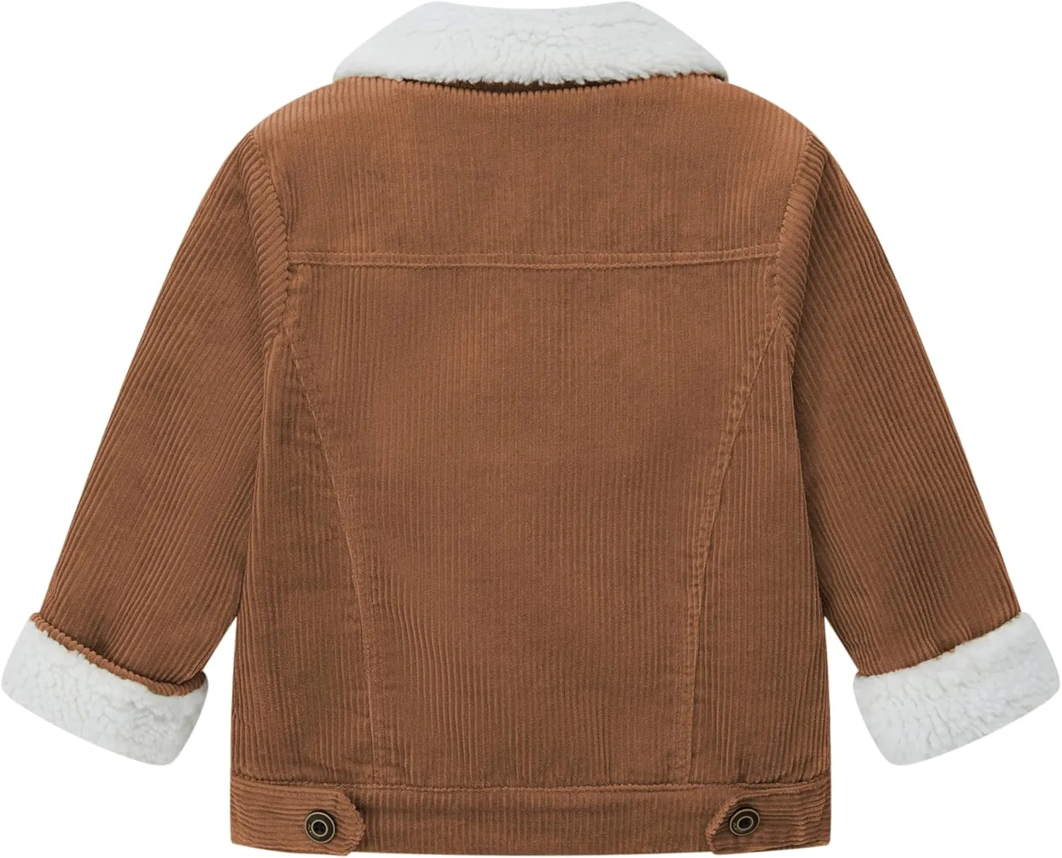 Toddler Boy Winter Corduroy Jacket Baby Girl Fall Sherpa Lined Outwear Coat